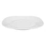 Casa si Gradina - Bucatarie si vesela - Cani si pahare - Cani si cesti - Farfurioara suport ceasca 14 x 14 cm, portelan, AMBITION Kubiko/Fala - Infinity.ro