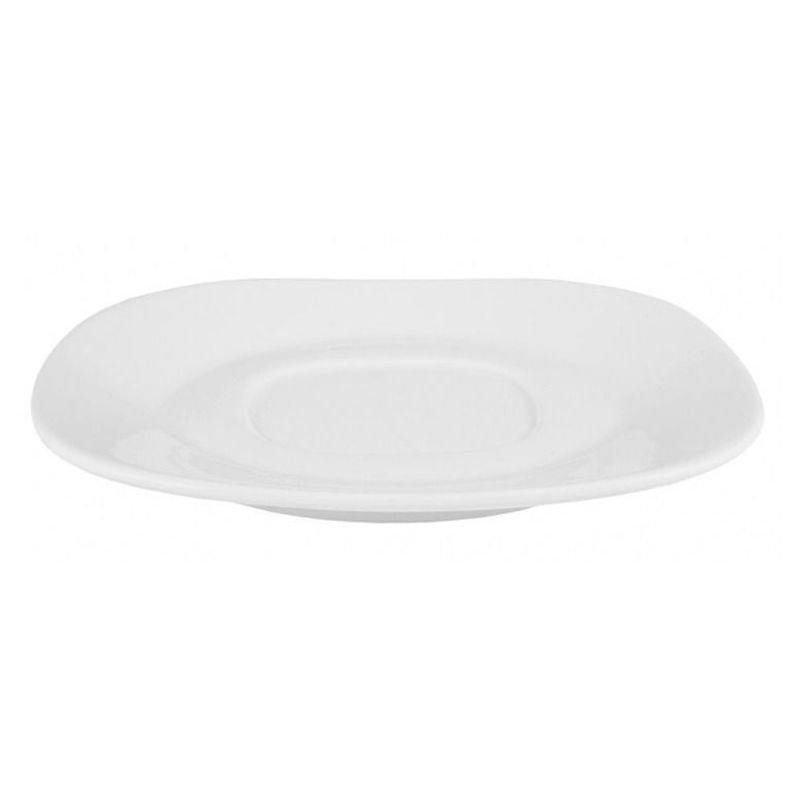 Casa si Gradina - Bucatarie si vesela - Cani si pahare - Cani si cesti - Farfurioara suport ceasca 14 x 14 cm, portelan, AMBITION Kubiko/Fala - Infinity.ro