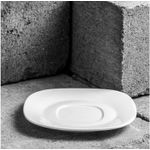 Casa si Gradina - Bucatarie si vesela - Cani si pahare - Cani si cesti - Farfurioara suport ceasca 14 x 14 cm, portelan, AMBITION Kubiko/Fala - Infinity.ro