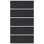 Casa si Gradina - Constructii - Scari si accesorii interioare - Accesorii scari interioare - Trepte de scara, 5 buc., 25x75 cm, cauciuc - Infinity.ro