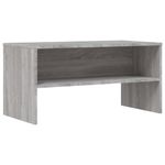 Casa si Gradina - Mobilier - Comode si corpuri - Comode - Comoda TV, gri sonoma, 80x40x40 cm, lemn prelucrat - Infinity.ro