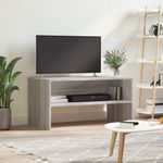 Casa si Gradina - Mobilier - Comode si corpuri - Comode - Comoda TV, gri sonoma, 80x40x40 cm, lemn prelucrat - Infinity.ro