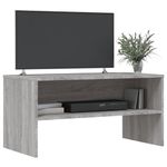 Casa si Gradina - Mobilier - Comode si corpuri - Comode - Comoda TV, gri sonoma, 80x40x40 cm, lemn prelucrat - Infinity.ro