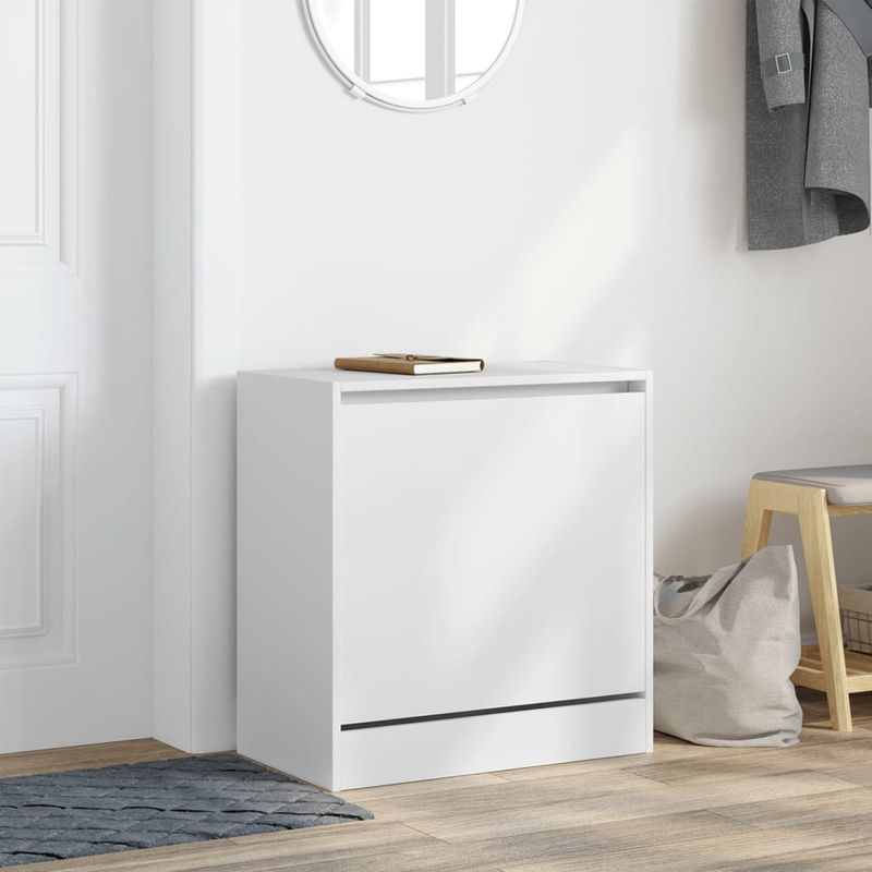Casa si Gradina - Mobilier - Organizare si depozitare - Organizator incaltaminte - Pantofar, alb, 60x34x63,5 cm, lemn compozit - Infinity.ro