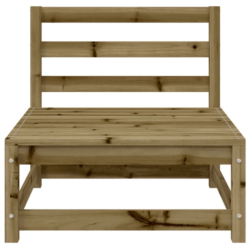 Casa si Gradina - Gradina si terasa - Mobilier exterior - Canapele si fotolii gradina - Canapea de gradina cu 3 locuri, lemn de pin tratat, model colț + 2x scaun - Infinity.ro