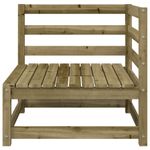 Casa si Gradina - Gradina si terasa - Mobilier exterior - Canapele si fotolii gradina - Canapea de gradina cu 3 locuri, lemn de pin tratat, model colț + 2x scaun - Infinity.ro