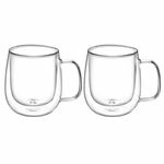 Casa si Gradina - Bucatarie si vesela - Cani si pahare - Cani si cesti - Set 2 cani 250 ml, sticla termorezistenta, 7.5 cm, AMBITION Mia - Infinity.ro