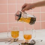 Casa si Gradina - Bucatarie si vesela - Cani si pahare - Cani si cesti - Set 2 cani 250 ml, sticla termorezistenta, 7.5 cm, AMBITION Mia - Infinity.ro