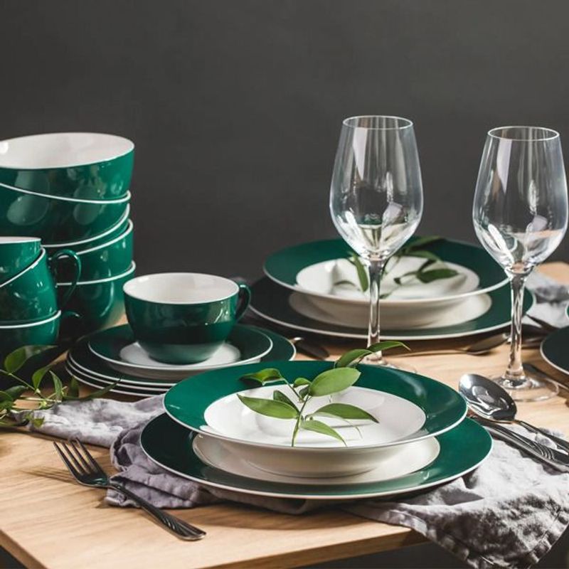 Casa si Gradina - Bucatarie si vesela - Cani si pahare - Cani si cesti - Cana portelan 370 ml, AMBITION Aura Green - Infinity.ro