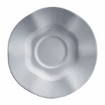 Casa si Gradina - Bucatarie si vesela - Cani si pahare - Cani si cesti - Farfurioara suport ceasca 15 cm, gri, ceramica, AMBITION Diana Rustic - Infinity.ro