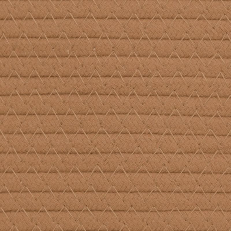 Casa si Gradina - Mobilier - Organizare si depozitare - Cutii depozitare - Cosuri de depozitare 2 buc. maro și alb diametru 24x18 cm bumbac - Infinity.ro