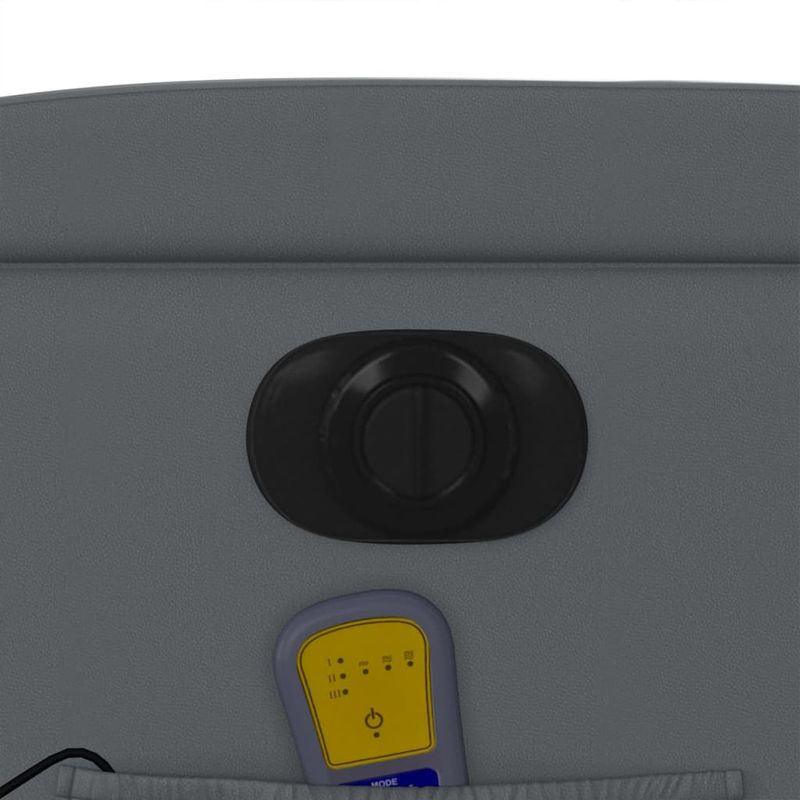 Ingrijire personala si Cosmetice - Sanatate si wellness - Articole wellness - Fotolii de masaj - Fotoliu de masaj electric rabatabil, gri, piele ecologica - Infinity.ro