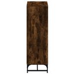 Casa si Gradina - Mobilier - Comode si corpuri - Comode - Dulap cu usi din sticla, stejar fumuriu, 35x37x120 cm - Infinity.ro