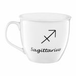 Casa si Gradina - Bucatarie si vesela - Cani si pahare - Cani si cesti - Cana mare portelan 550 ml, zodia Sagetator, AMBITION Zodiac - Infinity.ro