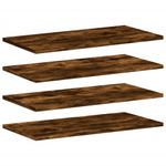 Casa si Gradina - Mobilier - Biblioteci si rafturi - Rafturi - Rafturi perete 4 buc. stejar fumuriu 60x20x1,5 cm lemn compozit - Infinity.ro