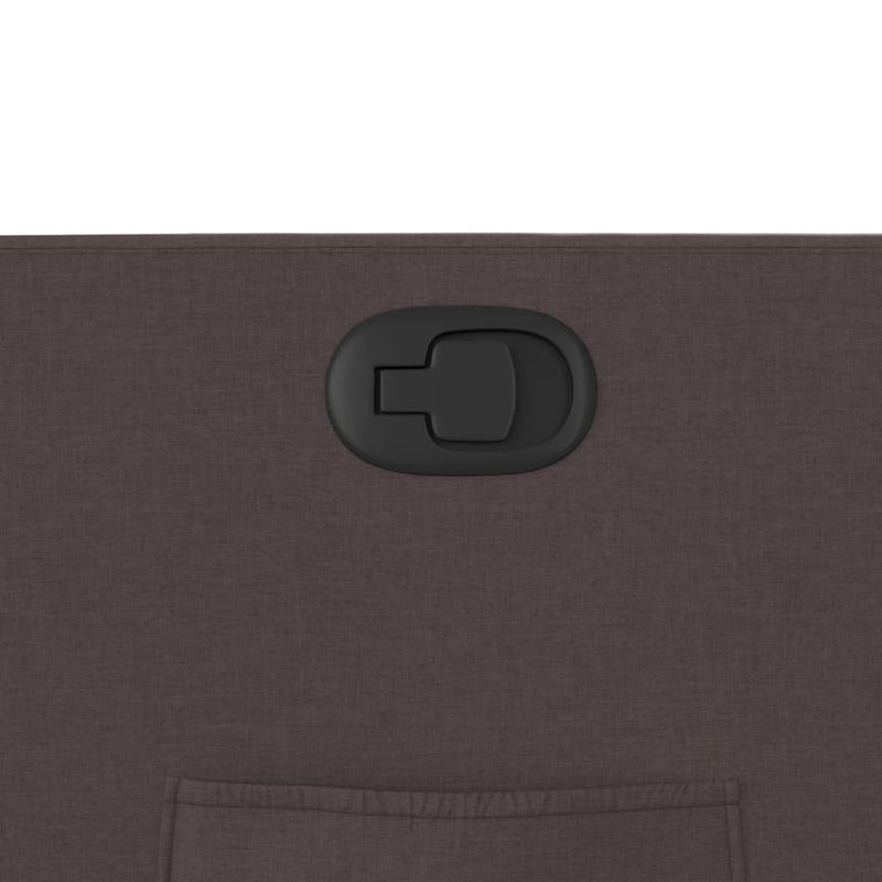 Casa si Gradina - Mobilier - Scaune si fotolii - Fotolii - Fotoliu rabatabil cu ridicare pe verticala, maro inchis, textil - Infinity.ro