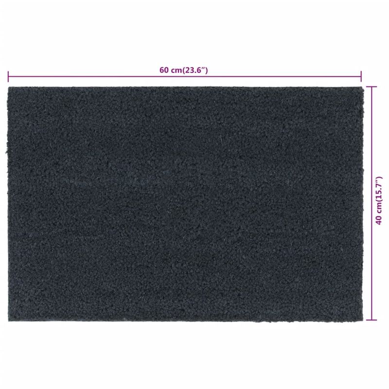 Casa si Gradina - Textile si covoare - Covoare - Covoare casa - Covoras de usa, 2 buc., Gri inchis, 40x60 cm, fibre de cocos - Infinity.ro