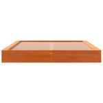 Casa si Gradina - Mobilier - Paturi si accesorii - Paturi - Cadru de pat, maro ceruit, 160x200 cm, lemn masiv de pin - Infinity.ro
