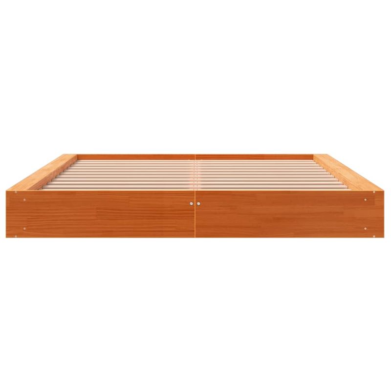 Casa si Gradina - Mobilier - Paturi si accesorii - Paturi - Cadru de pat, maro ceruit, 160x200 cm, lemn masiv de pin - Infinity.ro