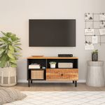 Casa si Gradina - Mobilier - Comode si corpuri - Comode - Dulap TV, 80x33x46 cm, lemn masiv de acacia - Infinity.ro