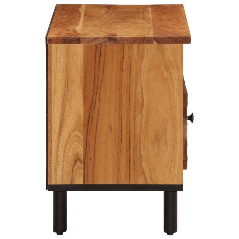 Casa si Gradina - Mobilier - Comode si corpuri - Comode - Dulap TV, 80x33x46 cm, lemn masiv de acacia - Infinity.ro