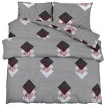 Casa si Gradina - Textile si covoare - Lenjerii de pat - Seturi de lenjerie - Set cu husa de pilota, multicolor, 260x240 cm, bumbac - Infinity.ro