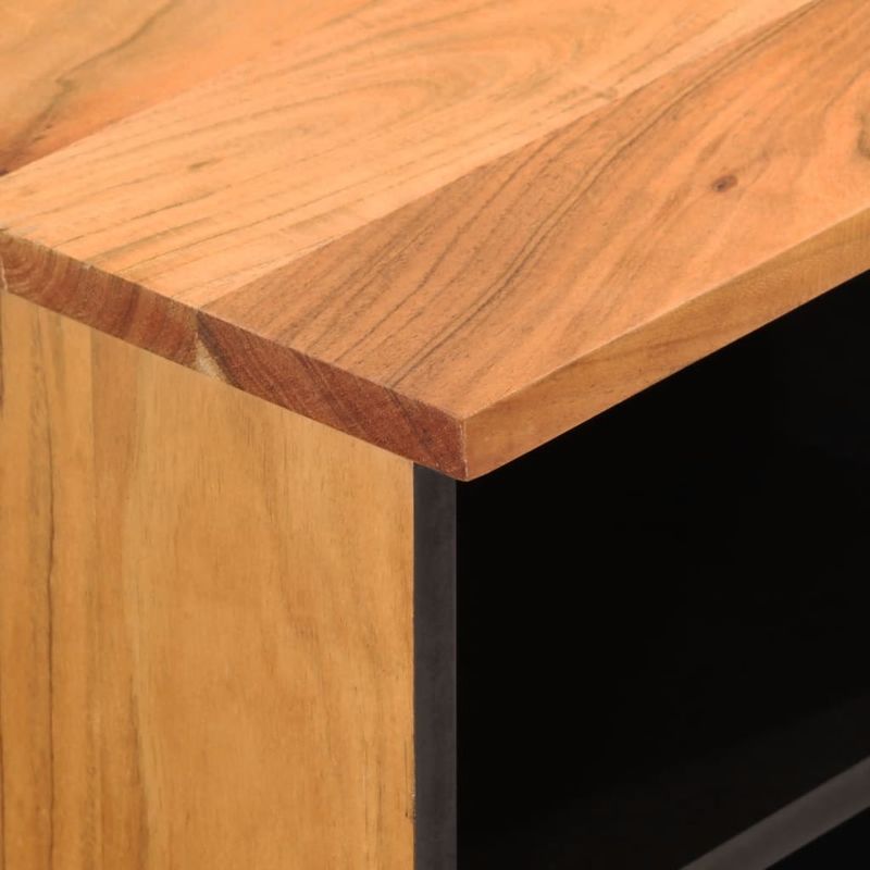 Casa si Gradina - Mobilier - Comode si corpuri - Comode - Dulap TV, 80x33x46 cm, lemn masiv de acacia - Infinity.ro