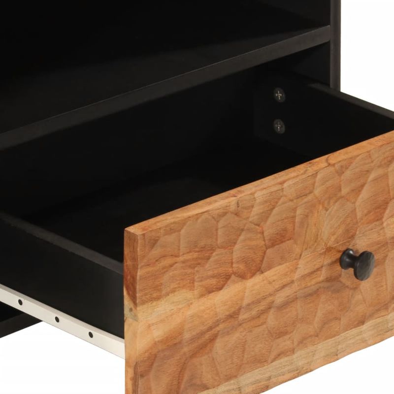 Casa si Gradina - Mobilier - Comode si corpuri - Comode - Dulap TV, 80x33x46 cm, lemn masiv de acacia - Infinity.ro