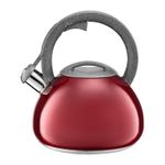 Casa si Gradina - Bucatarie si vesela - Vase pentru gatit - Ceainice si infuzoare - Ceainic din inox cu fluier 2.3 L (2.9 L), inductie, rosu, AMBITION Jasper - Infinity.ro