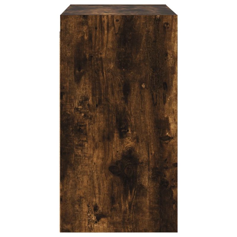 Casa si Gradina - Mobilier - Dulapuri si sifoniere - Dulapuri - Dulap de perete cu usi din sticla, stejar fumuriu,68x37x68,5 cm - Infinity.ro