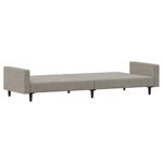 Casa si Gradina - Mobilier - Canapele si coltare - Canapele - Canapea extensibila cu 2 locuri, gri deschis, catifea - Infinity.ro