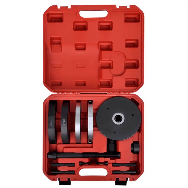 Auto si Moto - Reparatii si depanare - Scule auto - Scule si truse auto - Set instrumente rulment butuc roata fata 14 buc 78 mm Ford/Mazda/Volvo - Infinity.ro