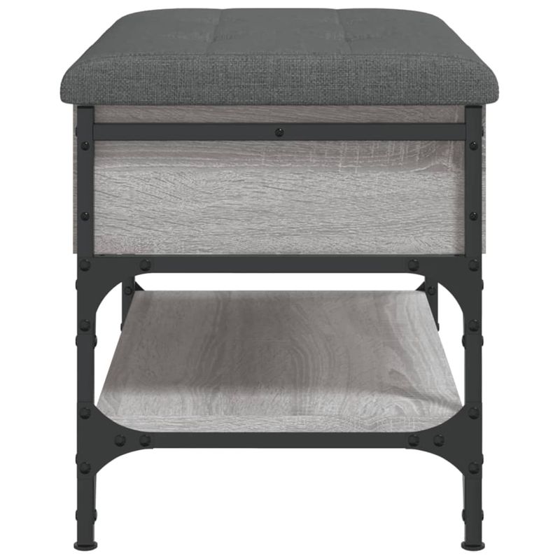 Casa si Gradina - Mobilier - Organizare si depozitare - Bancute - Banca de pantofi, gri sonoma, 62x42x45 cm, lemn prelucrat - Infinity.ro