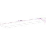 Casa si Gradina - Constructii - Lemn constructii - Placi lemn - Blat masa 160x30x3,8 cm dreptunghiular lemn acacia margine vie - Infinity.ro