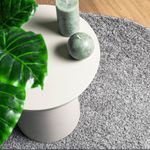 Casa si Gradina - Textile si covoare - Covoare - Covoare casa - Covor pufos "PAMPLONA" cu fire inalte, gri modern, 80x250 cm - Infinity.ro