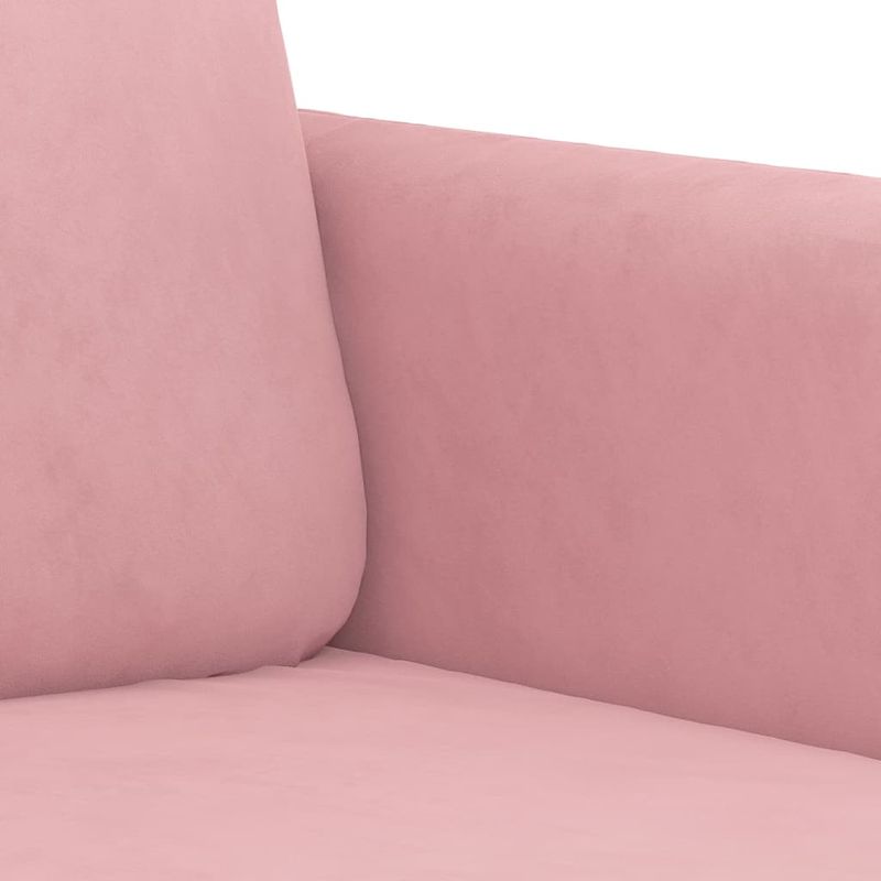 Casa si Gradina - Mobilier - Canapele si coltare - Canapele - Canapea de o persoana, Roz, 60 cm, catifea - Infinity.ro