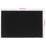 Casa si Gradina - Textile si covoare - Covoare - Covoare casa - Covoras de usa, negru, 65x100 cm, fibre de cocos - Infinity.ro