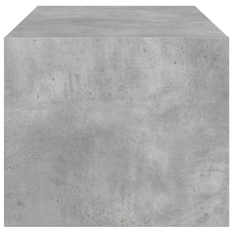 Casa si Gradina - Mobilier - Mese si birouri - Masute de cafea - Masuta de cafea cu usi din sticla, gri beton, 102x50x42 cm - Infinity.ro