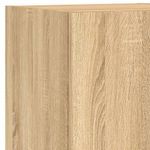 Casa si Gradina - Mobilier - Comode si corpuri - Comode - Comode TV de perete cu lumini LED, 7 piese, stejar sonoma - Infinity.ro
