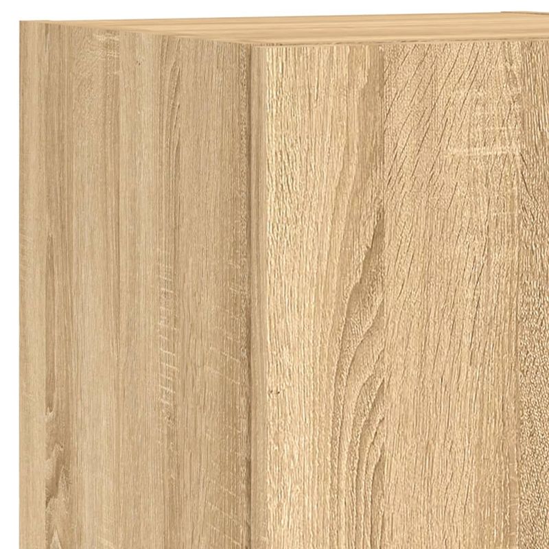 Casa si Gradina - Mobilier - Comode si corpuri - Comode - Comode TV de perete cu lumini LED, 7 piese, stejar sonoma - Infinity.ro