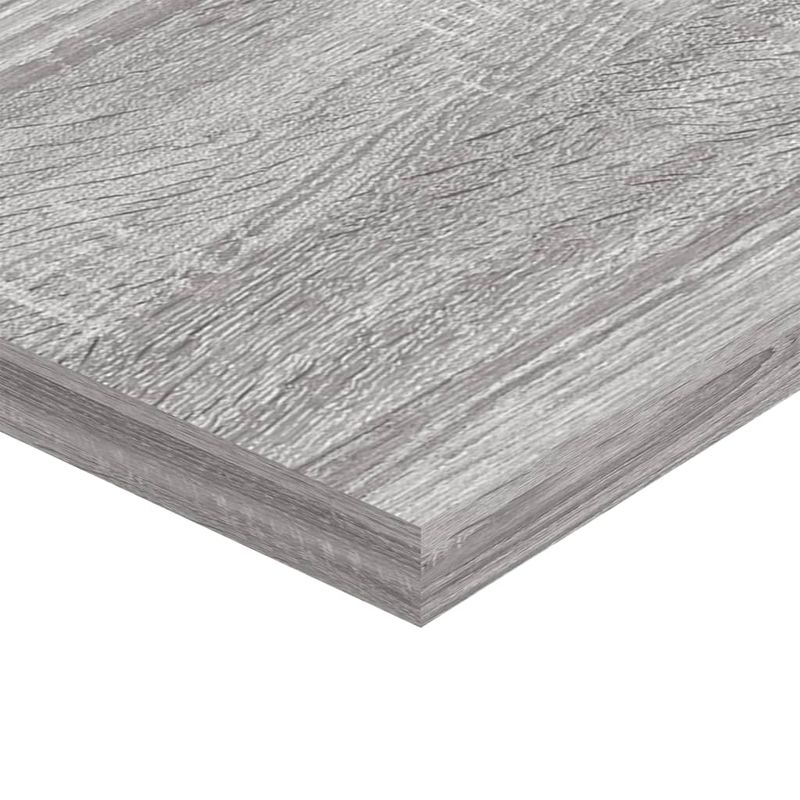 Casa si Gradina - Mobilier - Biblioteci si rafturi - Rafturi - Rafturi de perete, 4 buc., gri sonoma, 60x20x1,5 cm, lemn - Infinity.ro