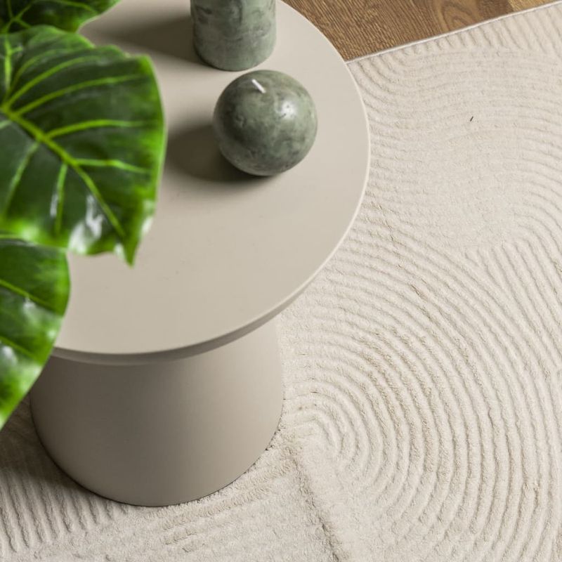 Casa si Gradina - Textile si covoare - Covoare - Covoare casa - Covor "IZA" aspect scandinav, cu fire scurte, crem, 80x150 cm - Infinity.ro