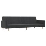 Casa si Gradina - Mobilier - Canapele si coltare - Canapele - Canapea extensibila cu 2 locuri, gri inchis, textil - Infinity.ro