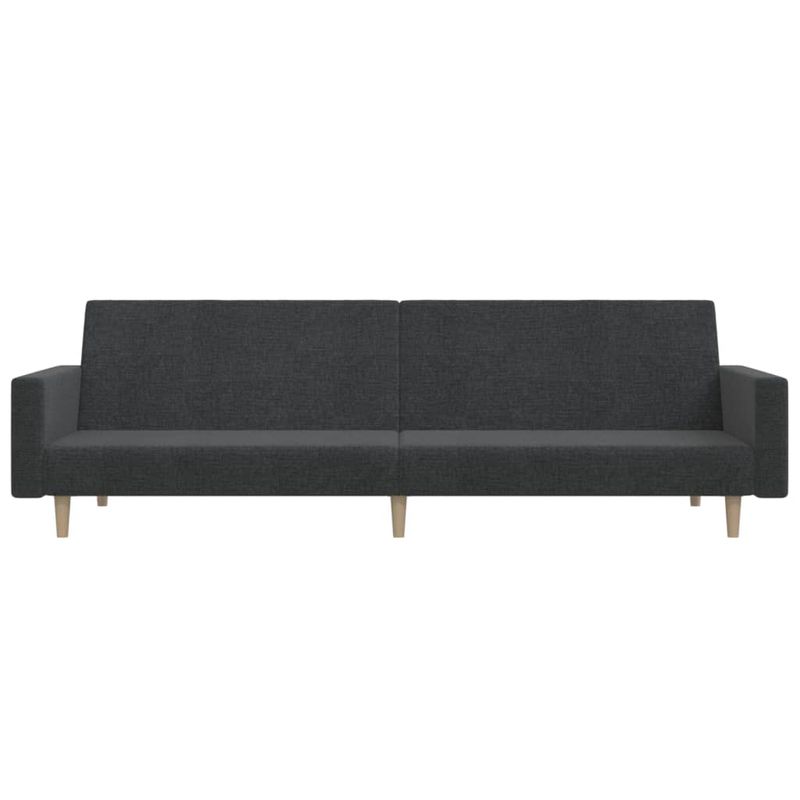 Casa si Gradina - Mobilier - Canapele si coltare - Canapele - Canapea extensibila cu 2 locuri, gri inchis, textil - Infinity.ro