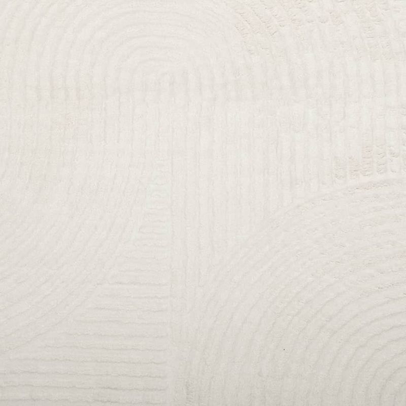 Casa si Gradina - Textile si covoare - Covoare - Covoare casa - Covor "IZA" aspect scandinav, cu fire scurte, crem, Ø 100 cm - Infinity.ro