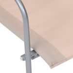 Casa si Gradina - Gradina si terasa - Mobilier exterior - Seturi mobila gradina - Set mobilier de gradina, 4 piese, crem, otel si textil - Infinity.ro