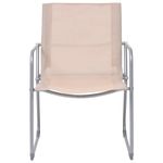 Casa si Gradina - Gradina si terasa - Mobilier exterior - Seturi mobila gradina - Set mobilier de gradina, 4 piese, crem, otel si textil - Infinity.ro
