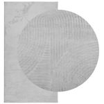 Casa si Gradina - Textile si covoare - Covoare - Covoare casa - Covor "IZA" aspect scandinav, cu fire scurte, gri, 80x150 cm - Infinity.ro