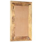 Casa si Gradina - Decoratiuni - Oglinzi - Oglinda sculptata manual, 80x50x2,6 cm, lemn masiv de mango - Infinity.ro