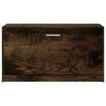 Casa si Gradina - Mobilier - Organizare si depozitare - Organizator incaltaminte - Banca pentru pantofi stejar fumuriu 80x24x45 cm lemn prelucrat - Infinity.ro